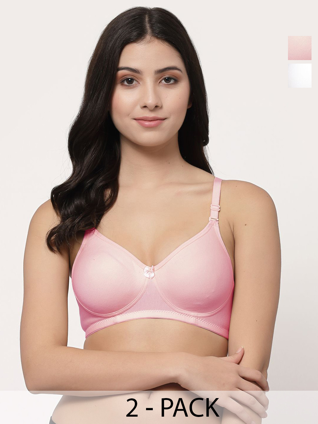 College Solid Full Coverage Non Padded Non-Wired T-shirt Bra