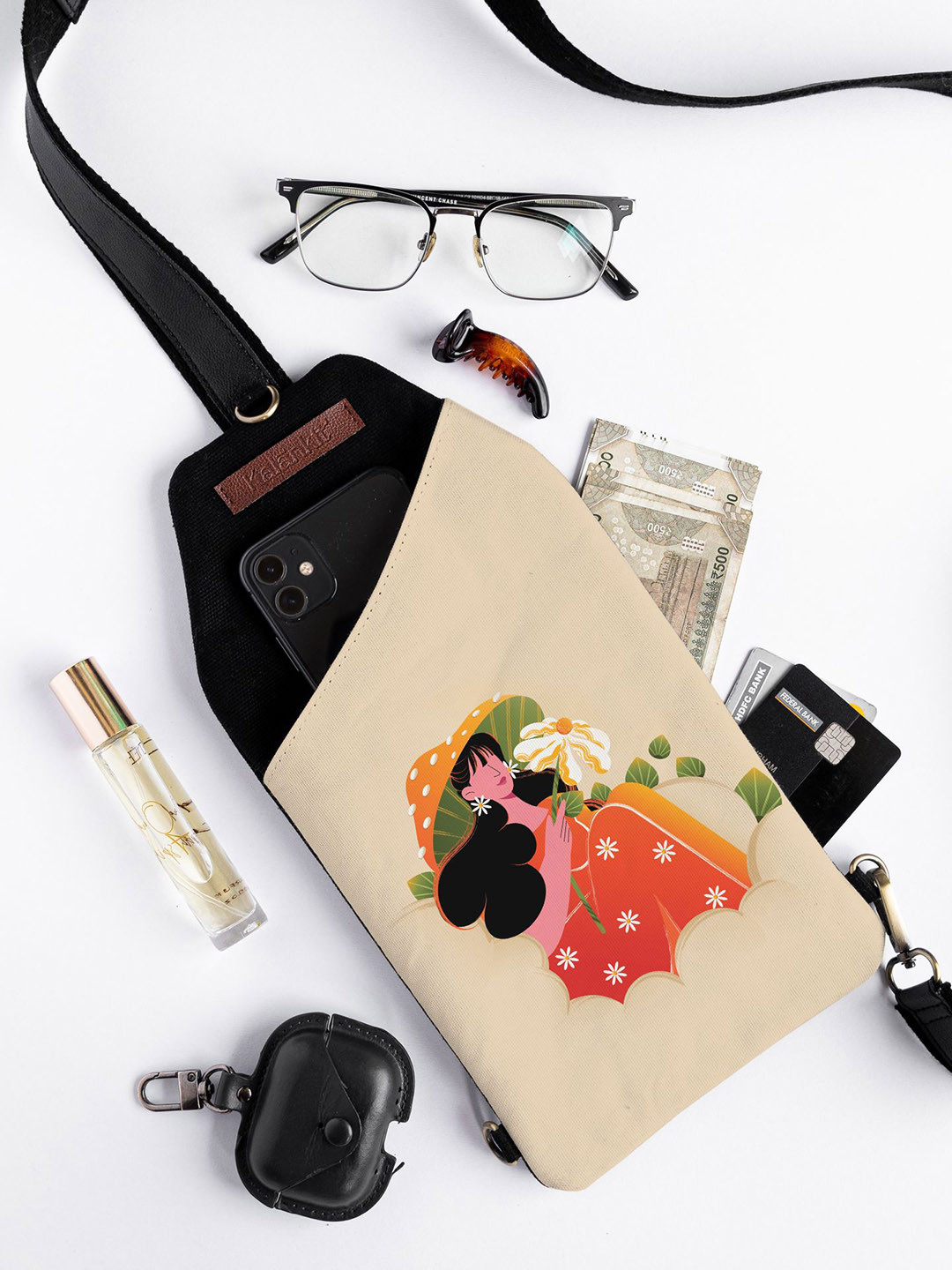 Kalankit Unisex Fanny Pack Stylish Crossbody Waist Pouch