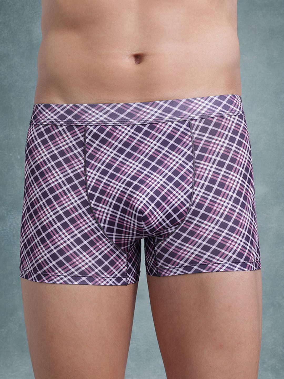 The Roadster Lifestyle Co Pack Of 2  Printed Stretchable Trunk-PACK-2-RTI-PV-Print-R7-S