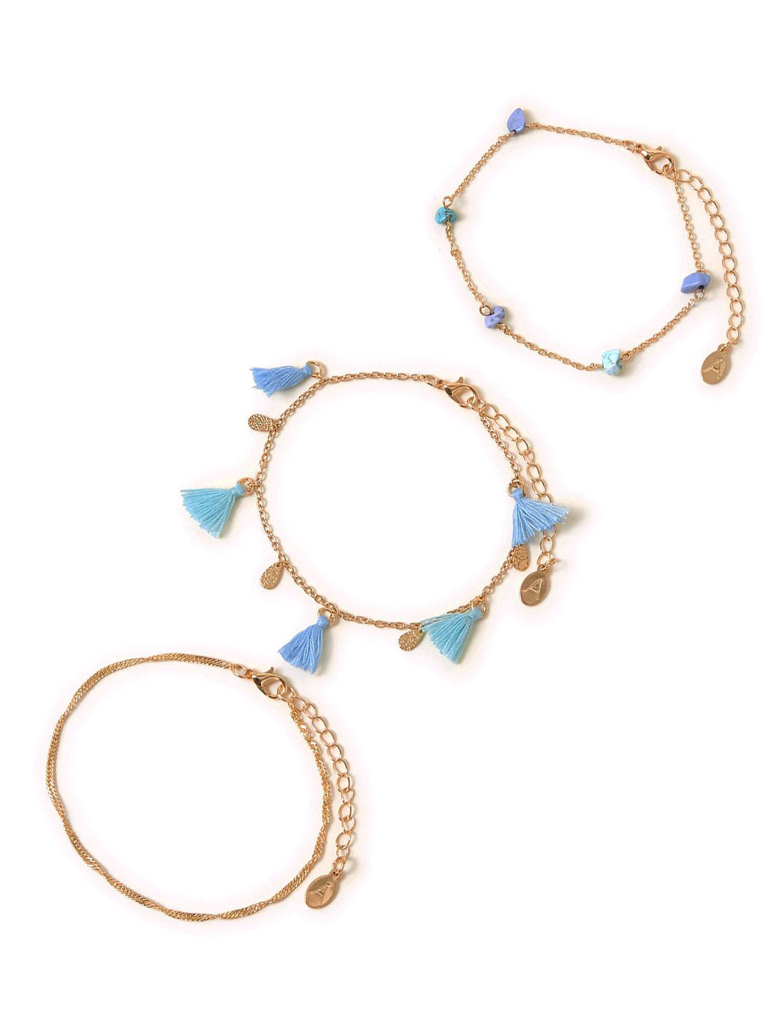 Accessorize Artificial Beads Anklet