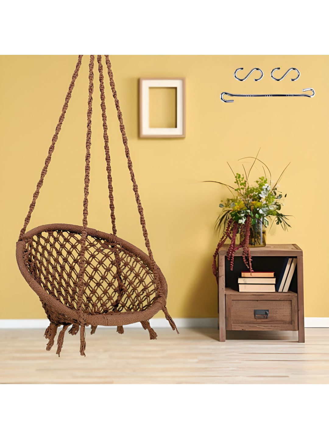 Swingzy Brown Hammock Hanging Swing