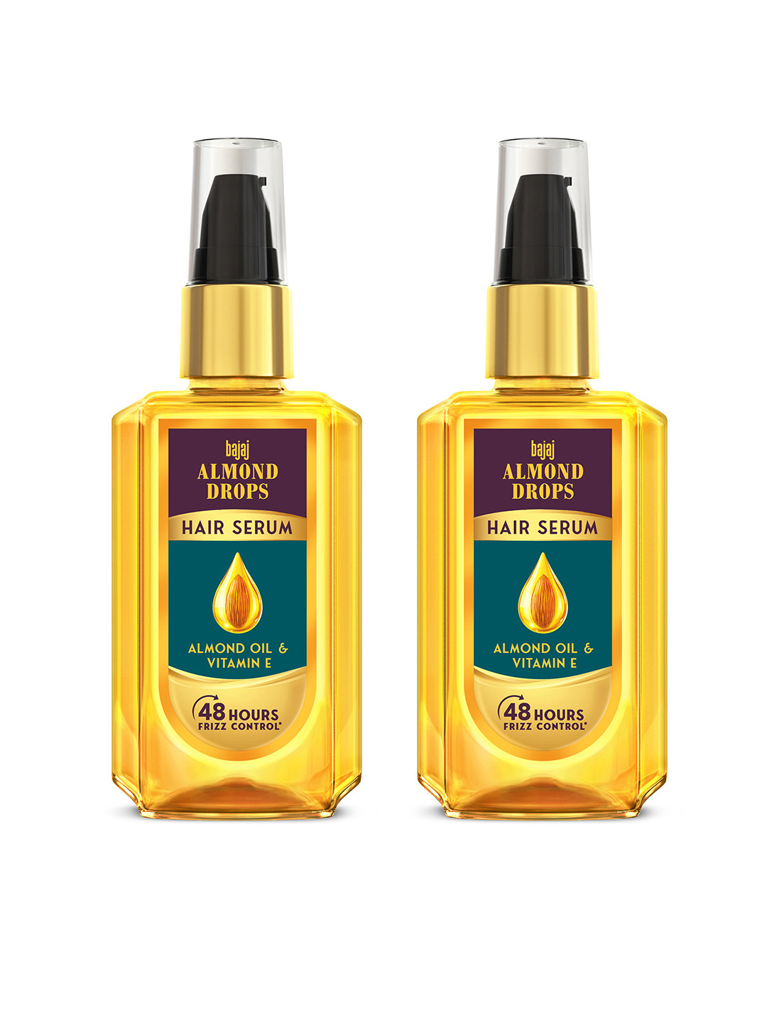 BAJAJ CONSUMER CARE Set Of 2 Almond Drops Hair Serum - 50ml Each