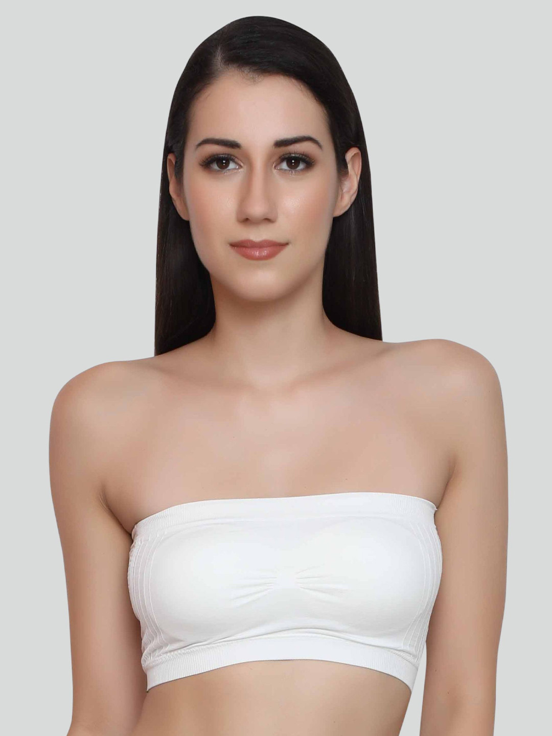 Glamoras Padded Bandeau Medium Coverage Bandeau Bra