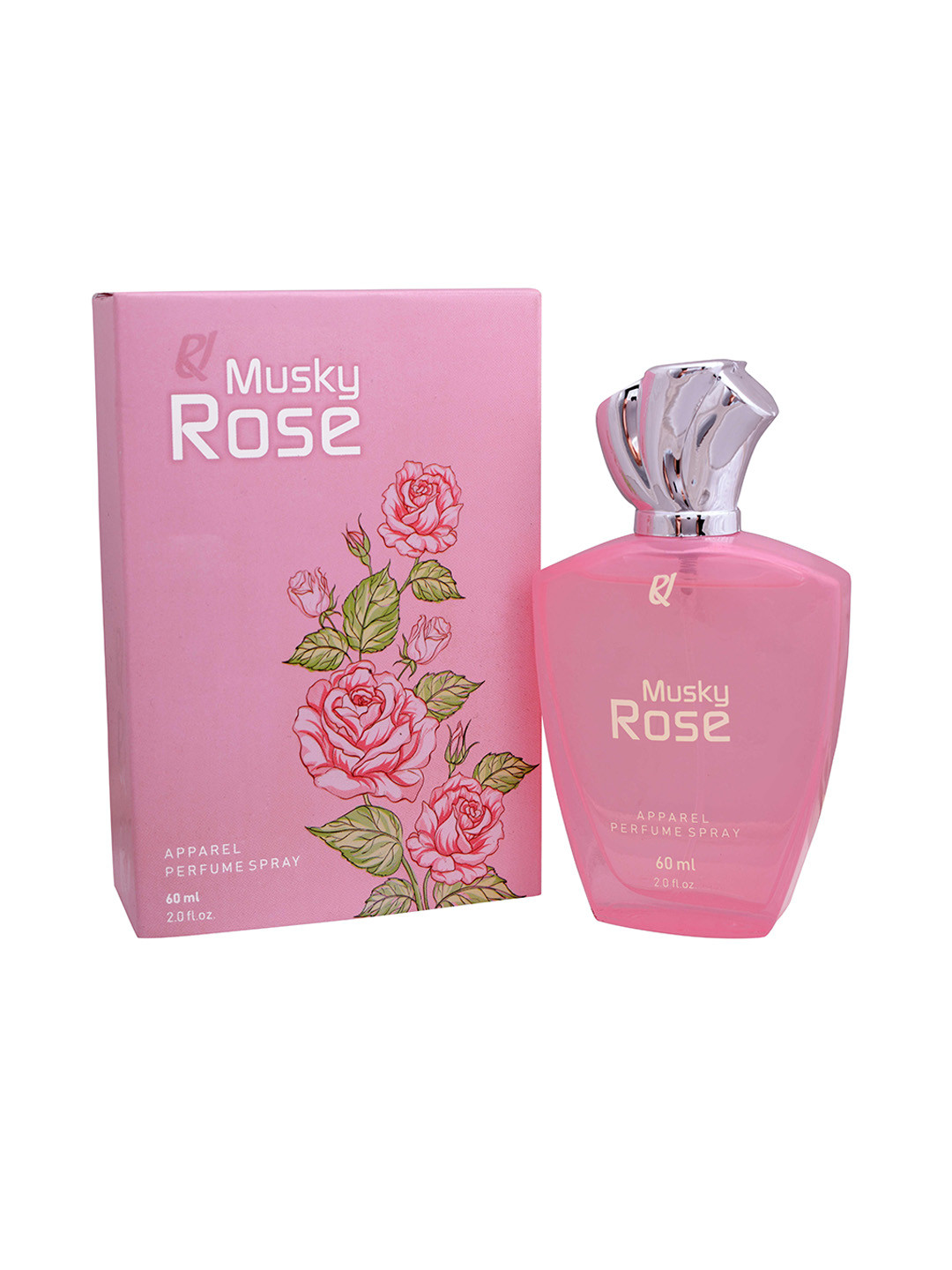 RU Set Of 2 Attarfull Jasmiine & Musky Rose Long Lasting Apparel Perfume Spray- 60 ml Each