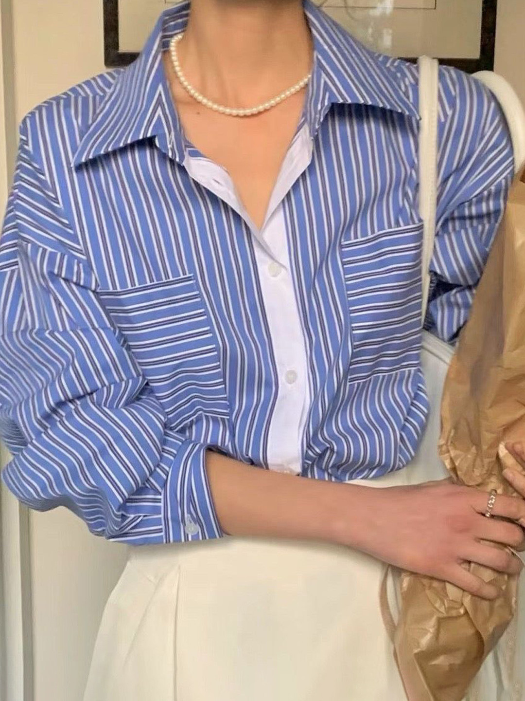 Outzidr Women Dual Pocket Shirt