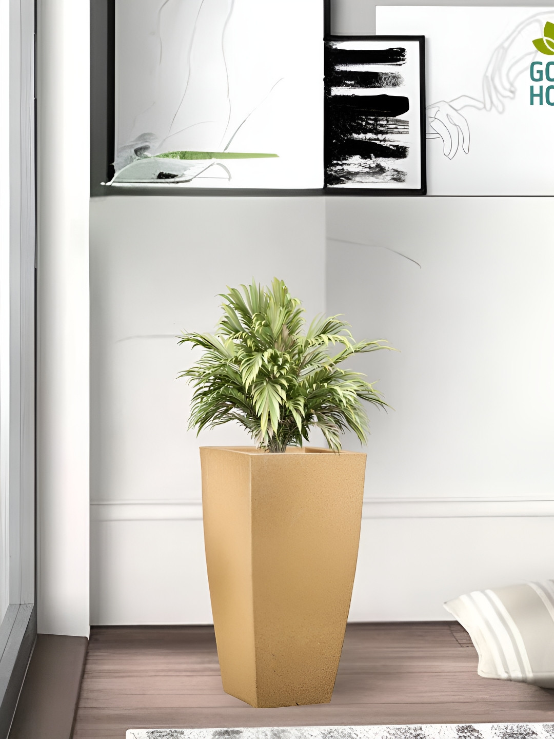 Go Hooked Decorative Planter & Indoor Outdoor  Flower Pot Matrix (12X18)