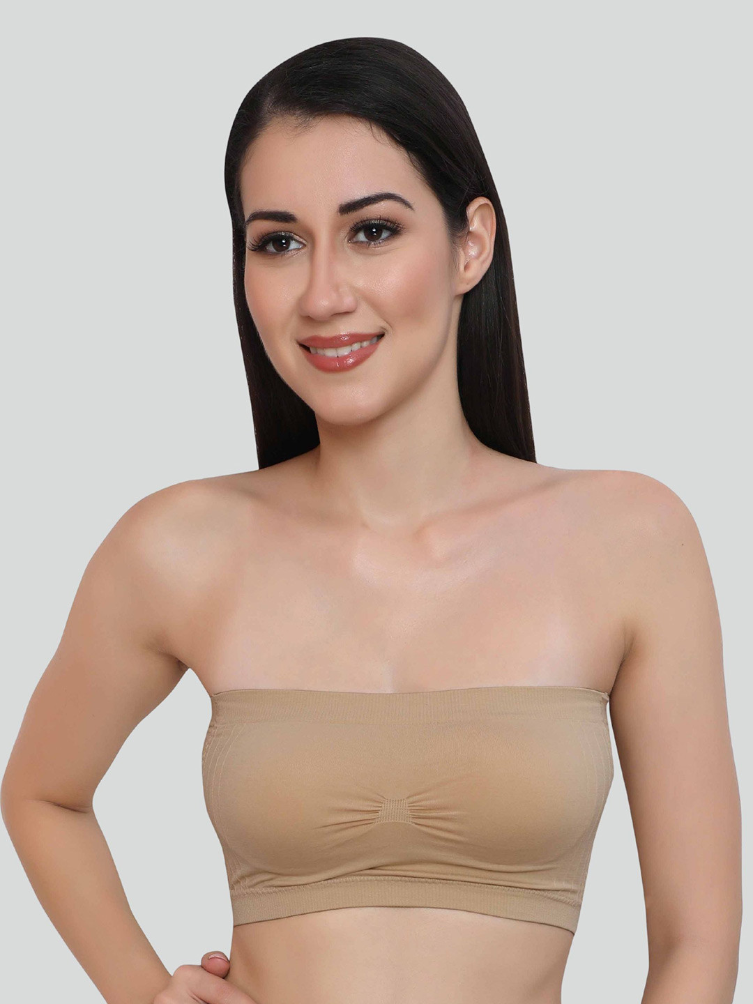Glamoras Padded Bandeau Medium Coverage Bandeau Bra