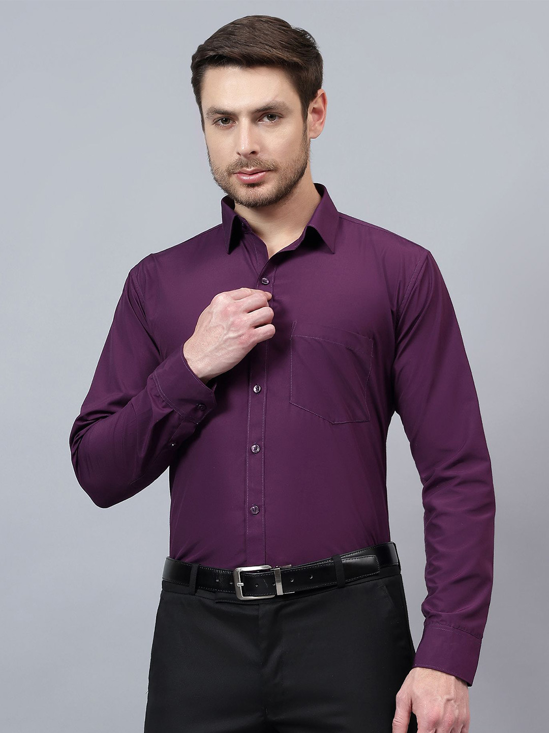 RARE CAMEL Men Slim Fit Opaque Formal Shirt
