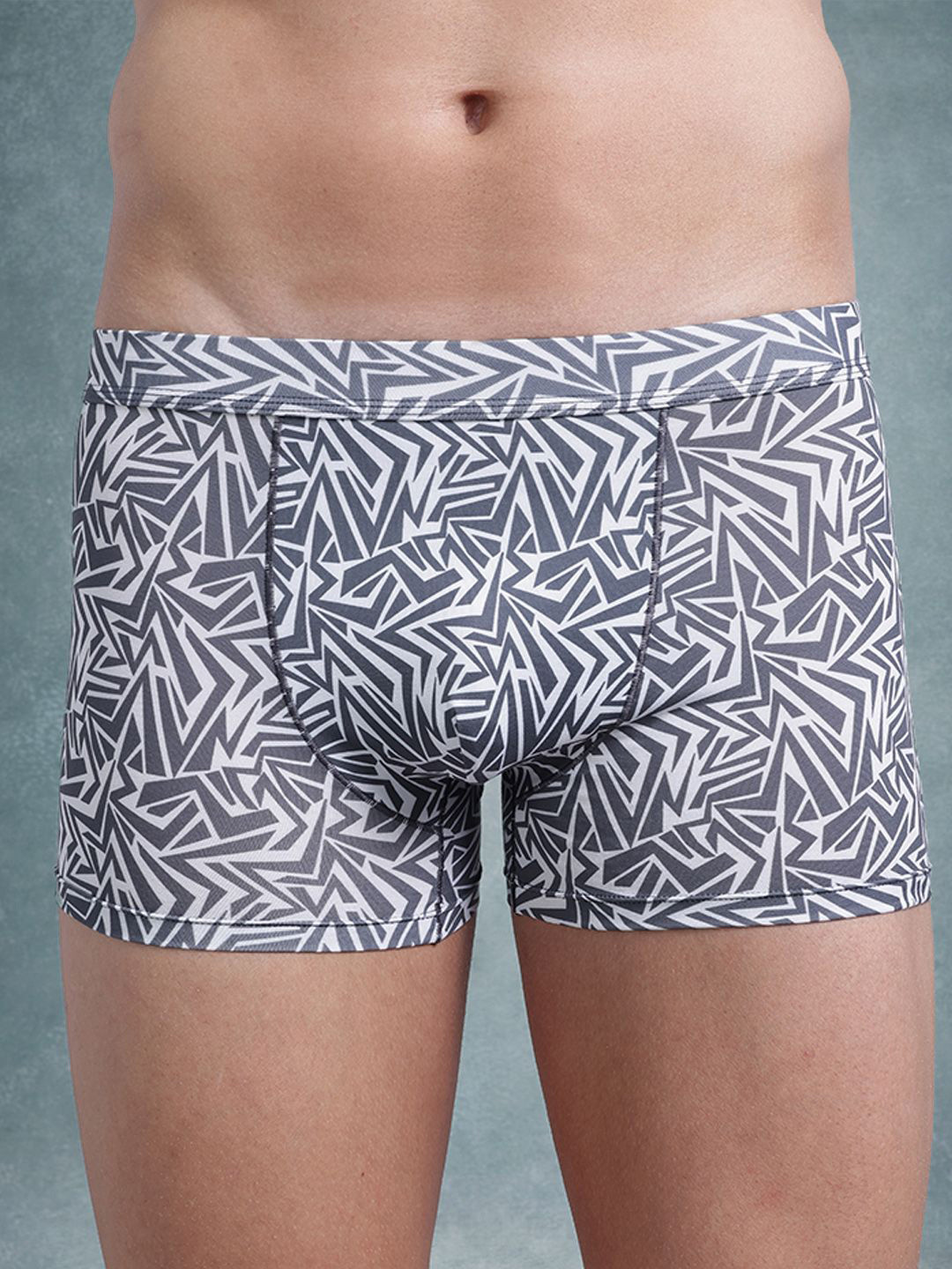 The Roadster Lifestyle Co Pack Of 2 Printed Ultrasoft Stretchable Waistband TrunksPACK-2-