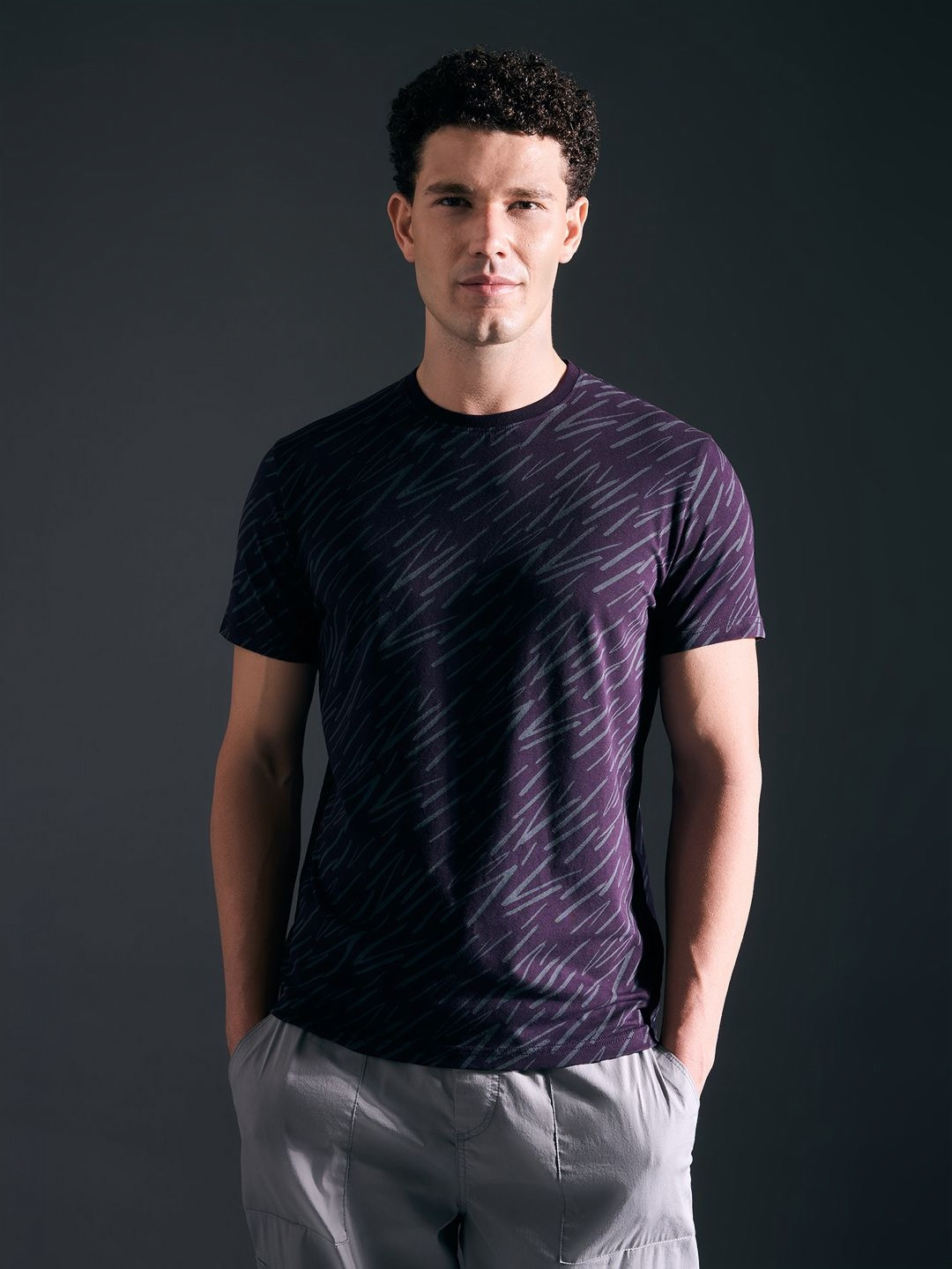 Pepe Jeans Men  All Over Print Short Sleeve T-Shirt