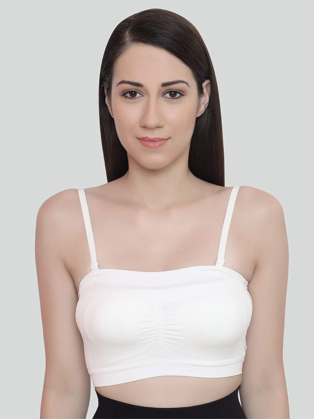 Glamoras Padded Bandeau Bra Medium Coverage