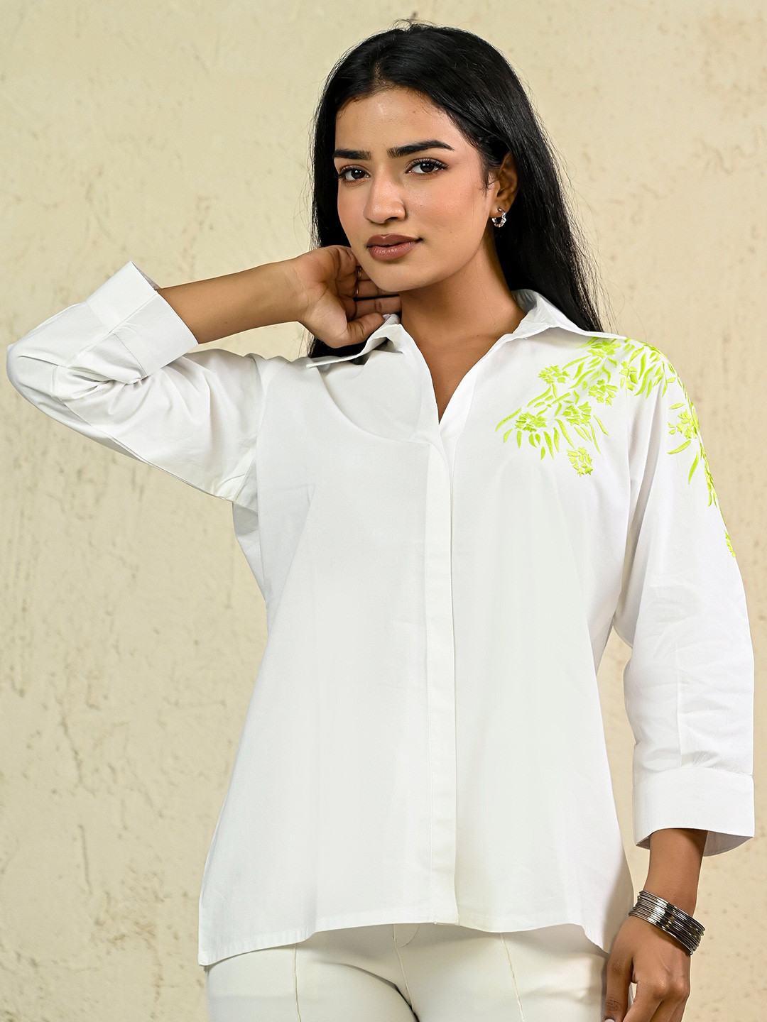 INAAYA JAIPUR Women Modern Opaque Casual Shirt