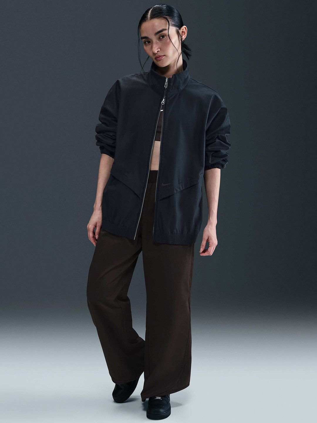 Nike Sportswear Collection Women's Oversized Windrunner Twill Jacket