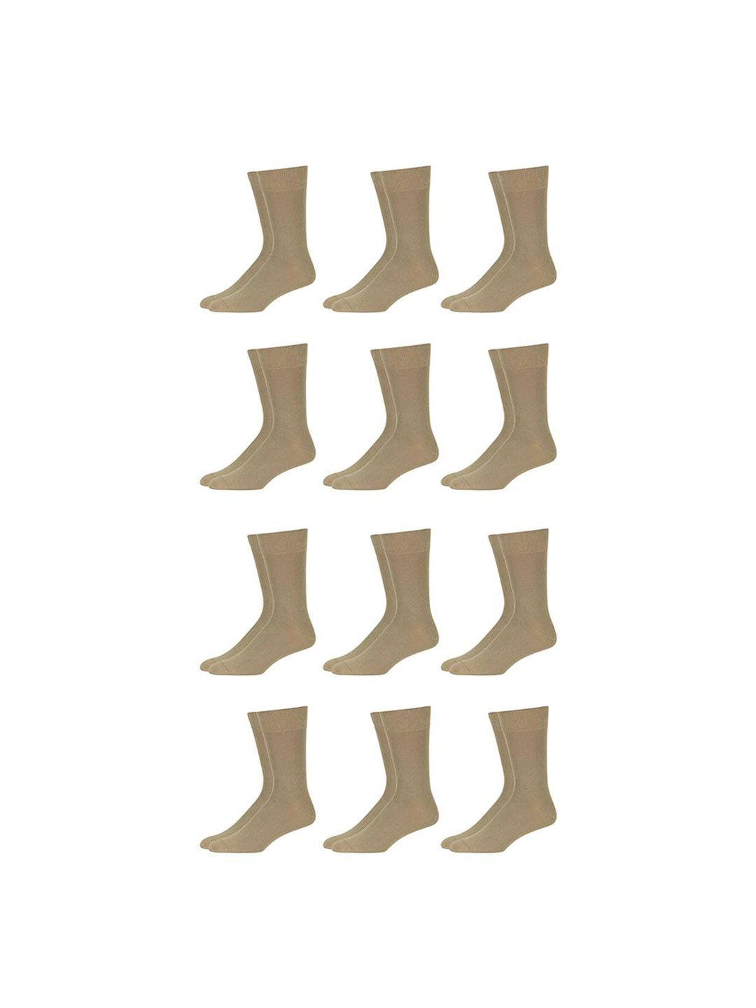 MUKHAKSH Men Pack Of 10 Calf Length Socks