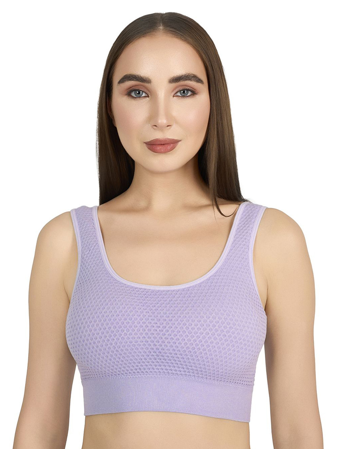 Moda Rapido Bra Women Full Coverage Sports Bra with Mesh Breathable seamless padded Bra