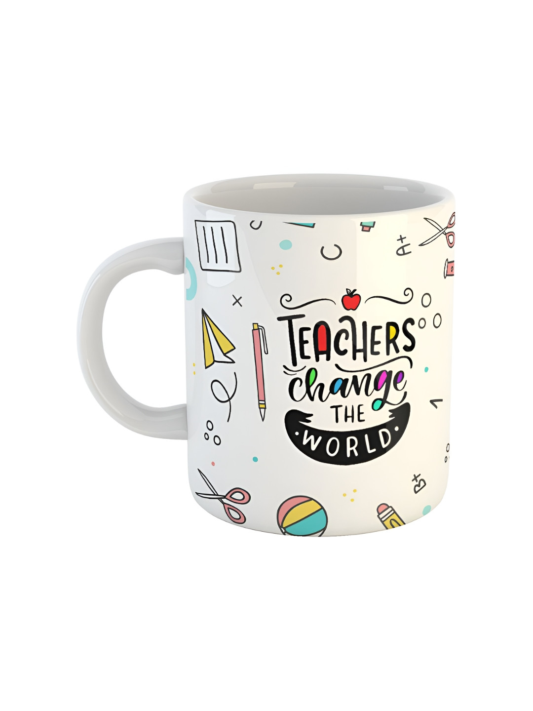 ARTBUG Studio White Typography Ceramic Microwave Safe Mug-290ml