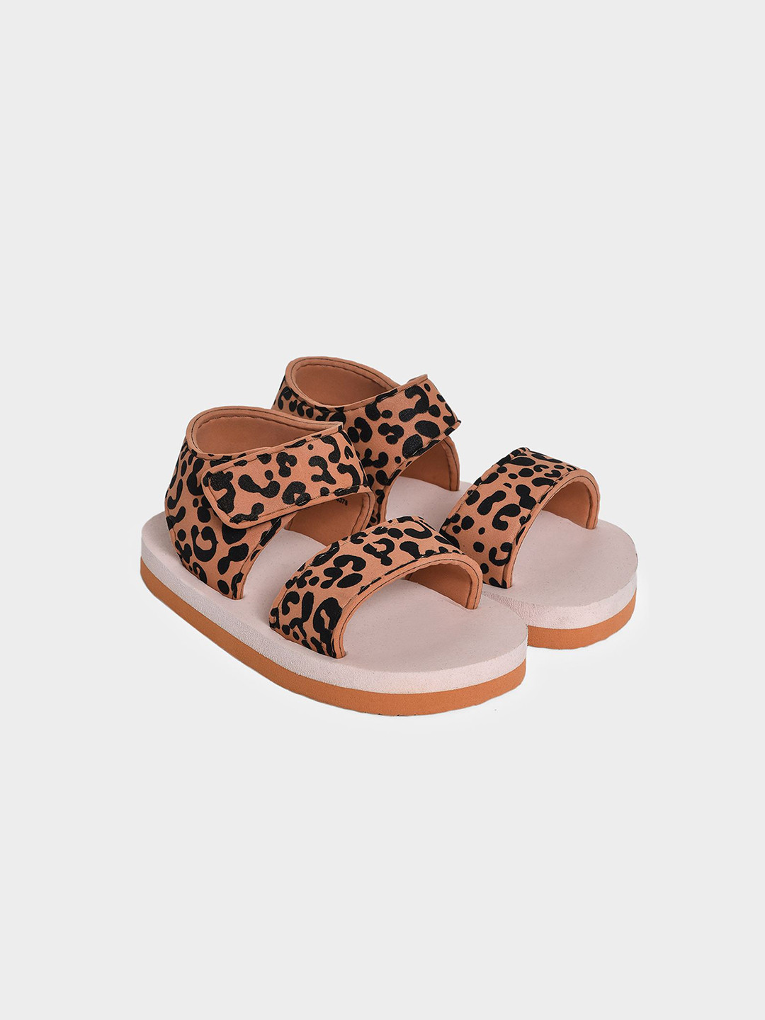 MiArcus Kids Leopard Printed Comfort Sandals