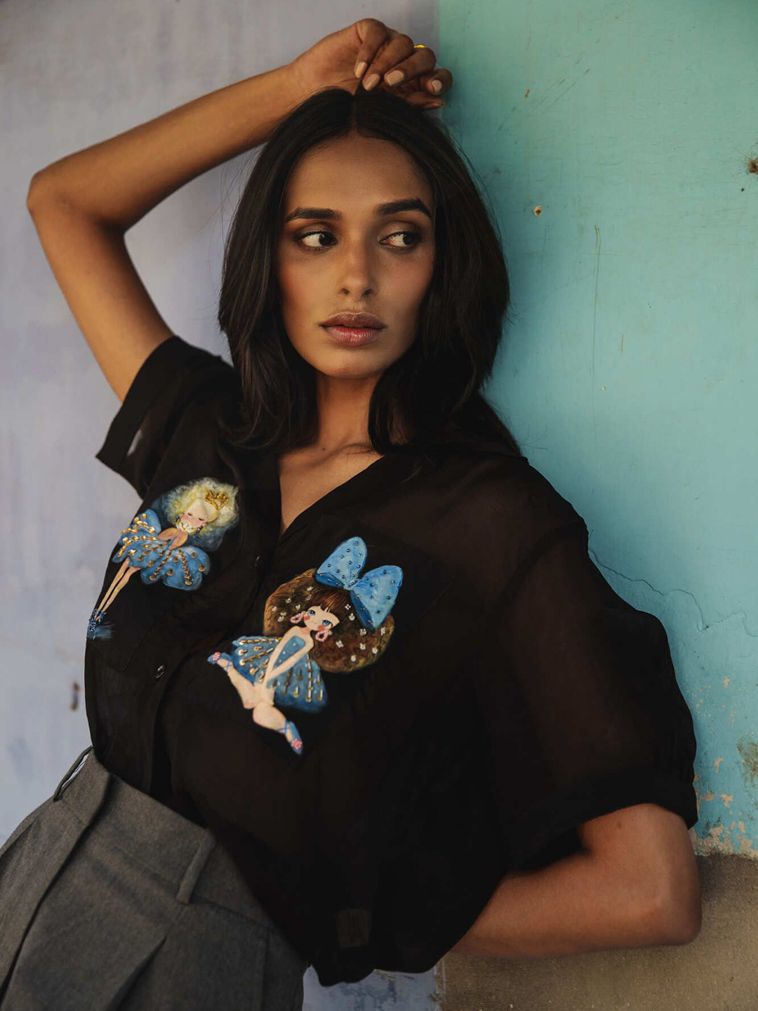 IMROZ HOUSE Women Shirt Style Top