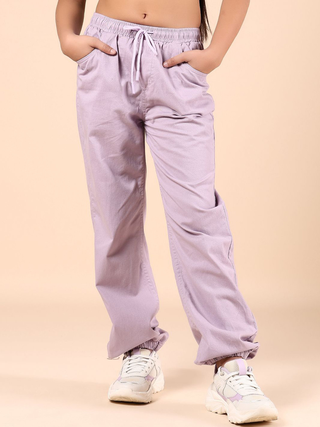 V-Mart Girls Relaxed Fit Joggers Trousers