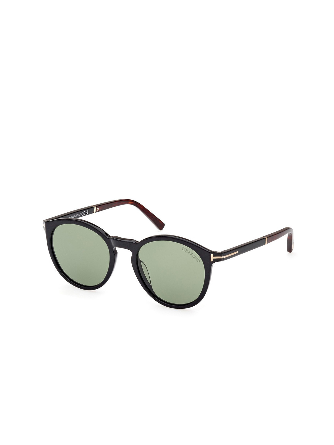 Tom Ford Men Oval Sunglasses with UV Protected Lens FT1021 51 01N