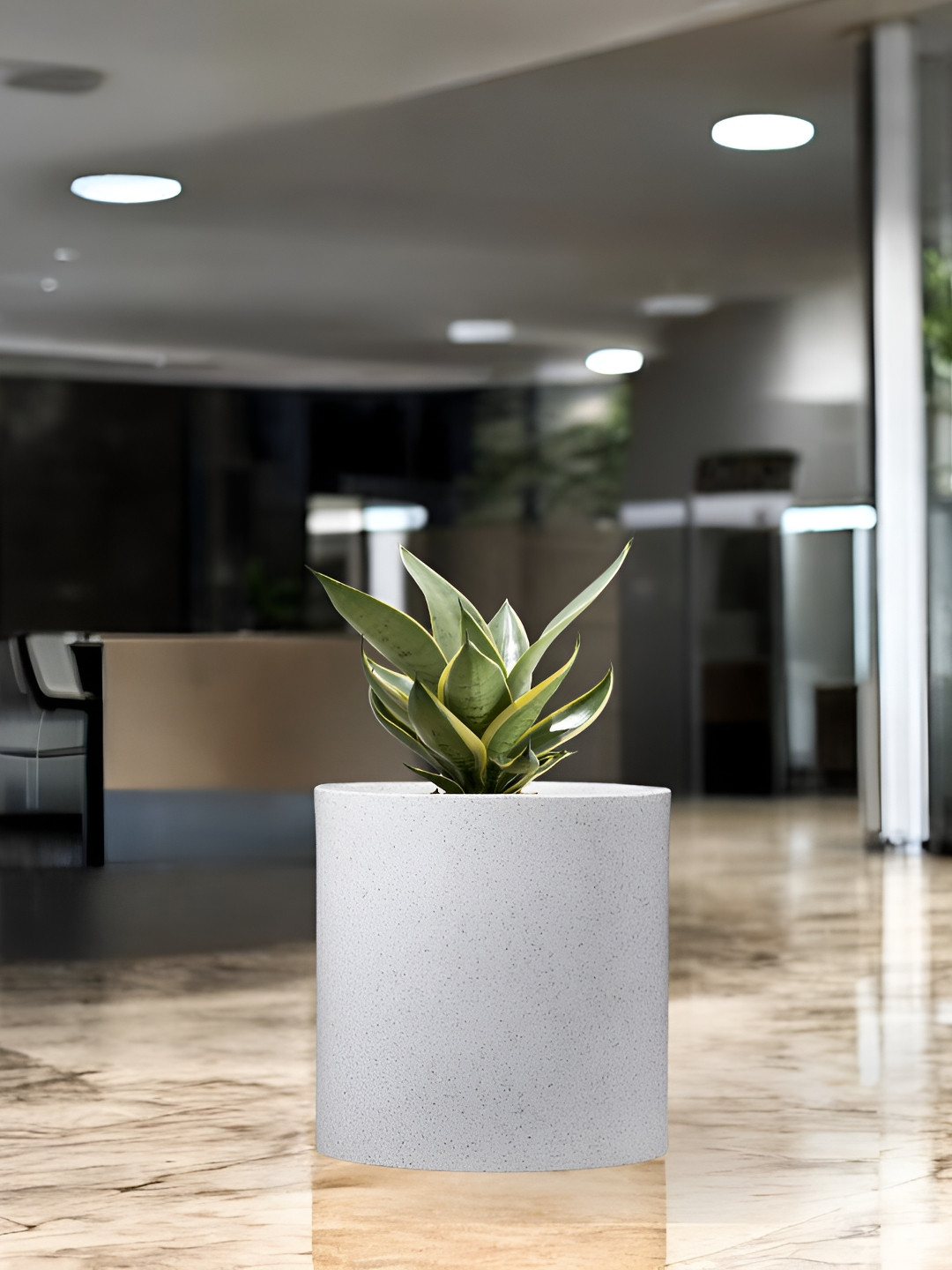 Go Hooked Decorative Planter & Indoor Outdoor  Flower Pot Tube 15