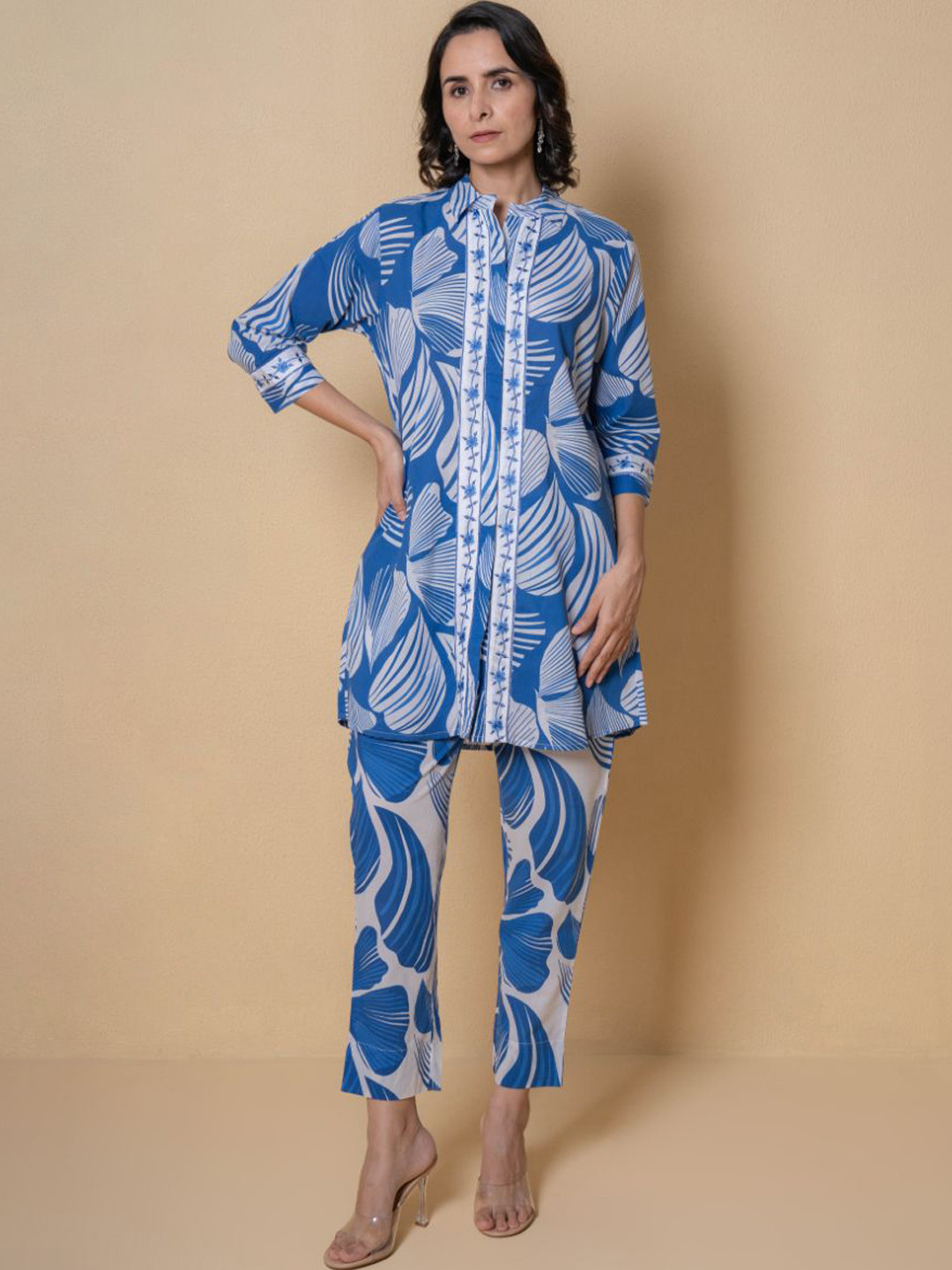 Kameez by Pooja Kejriwal Digital Printed Pure Cotton Tunic With Trouser