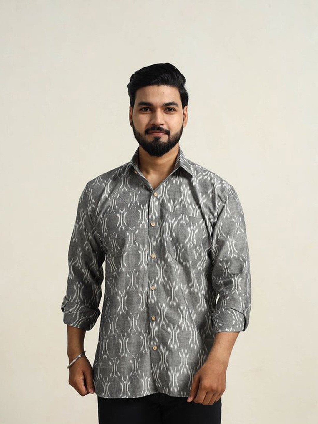 iTokri Men Printed Cotton Shirt