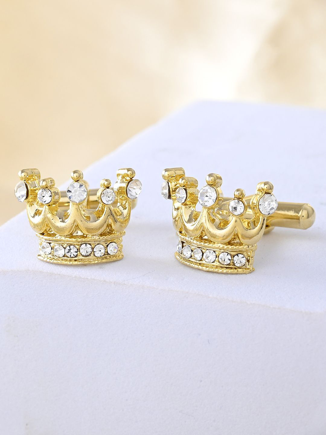 Voylla The Crown Mens Cufflinks
