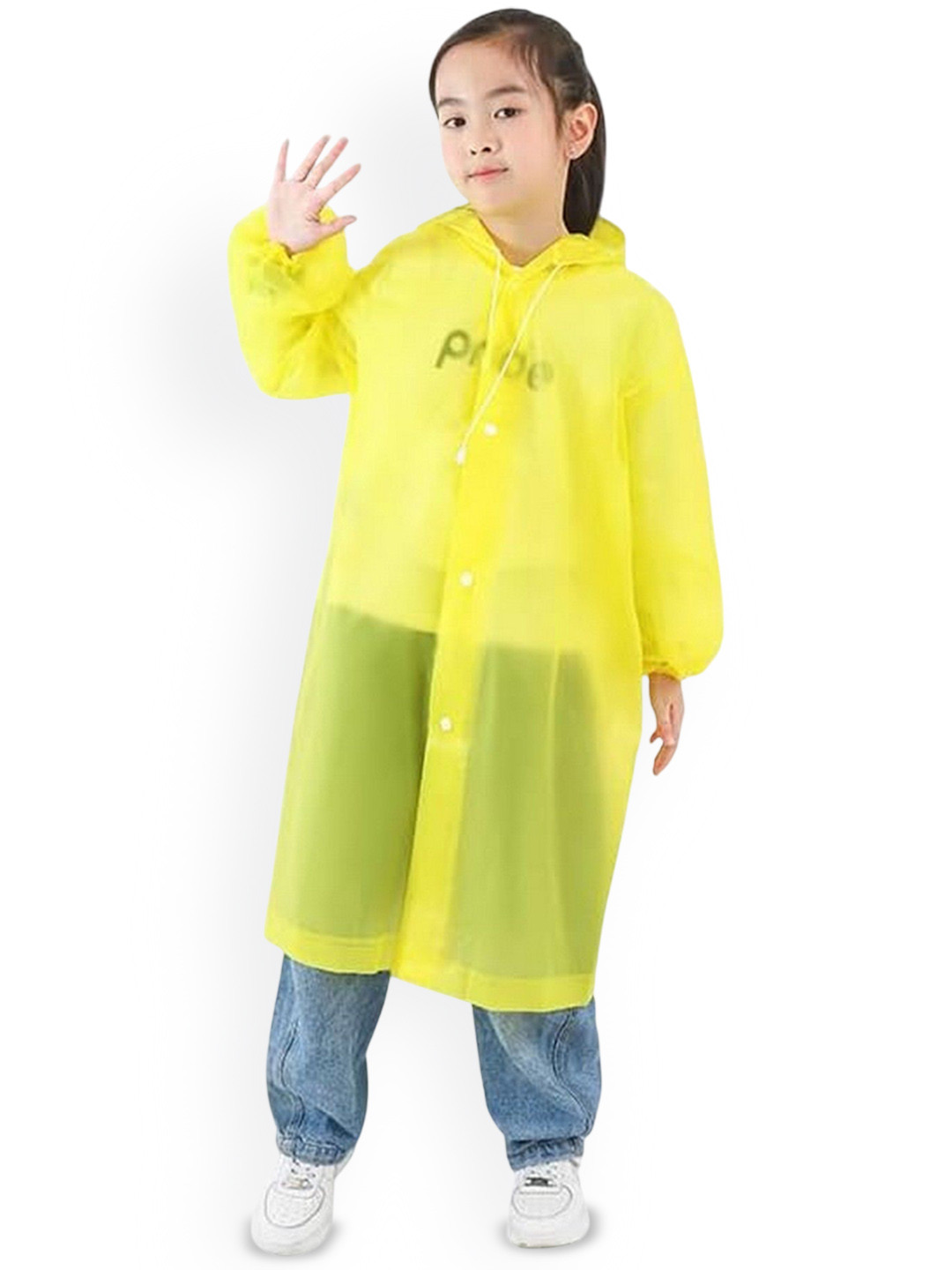Infispace Kids Long Sleeves Waterproof EVA Rain Jacket