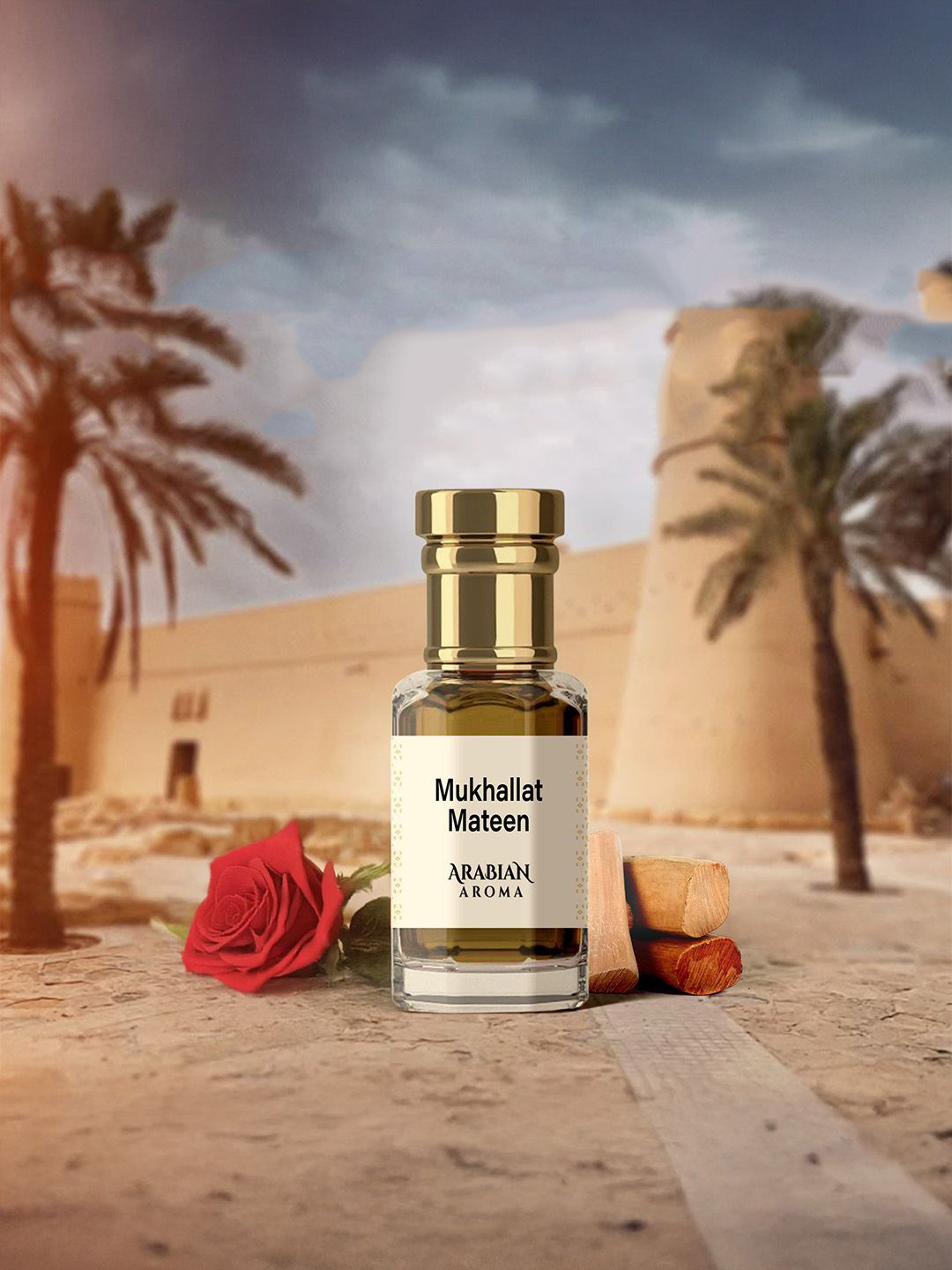 Arabian Aroma Mukhallat Mateen Long Lasting Attar - 6ml