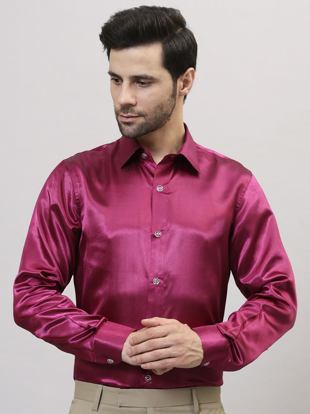 Frolic Rolic Men Classic Opaque Party Shirt