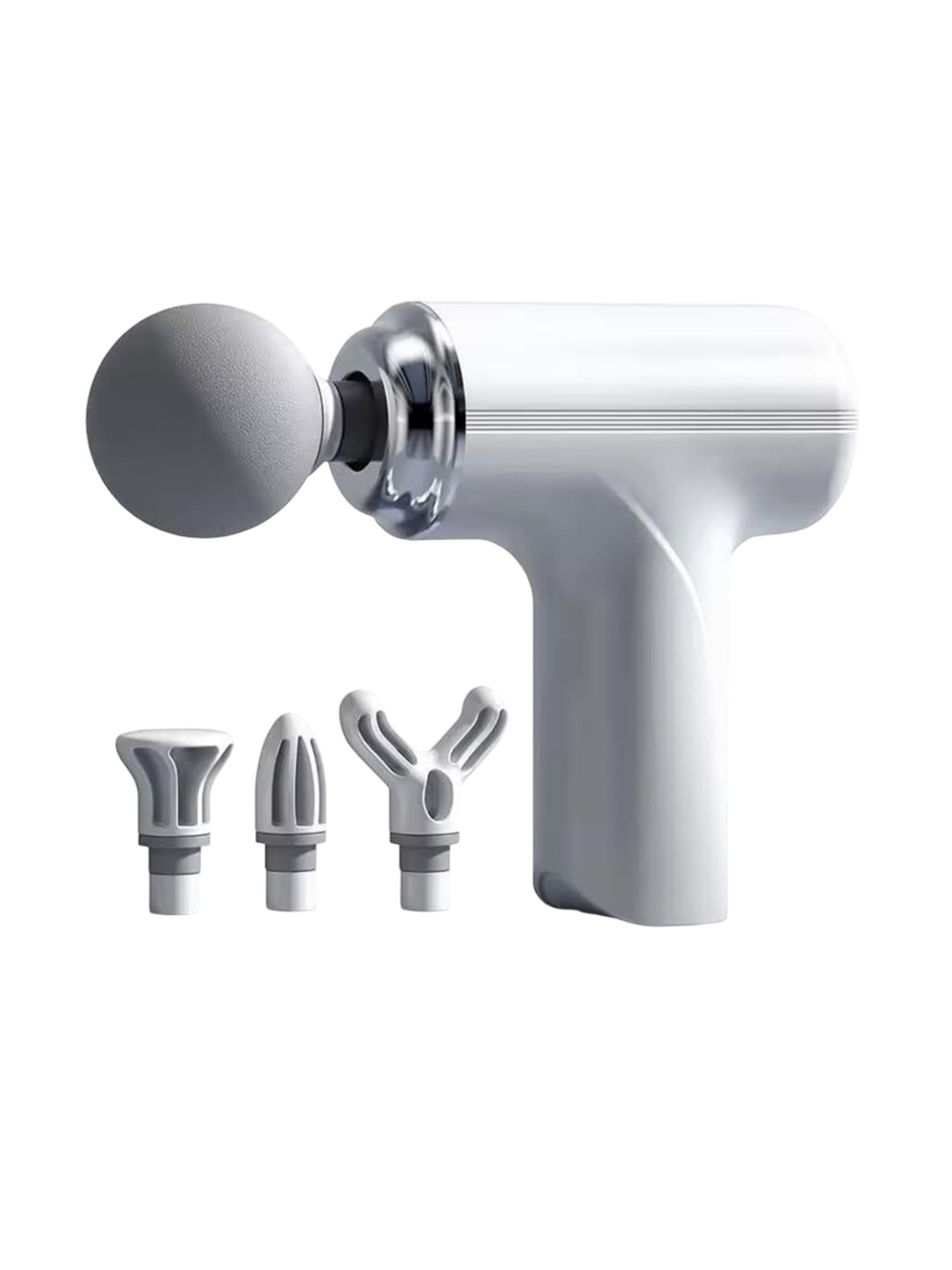 TENS Mini Rechargeable Vibration Massage Gun With 4 Attachments