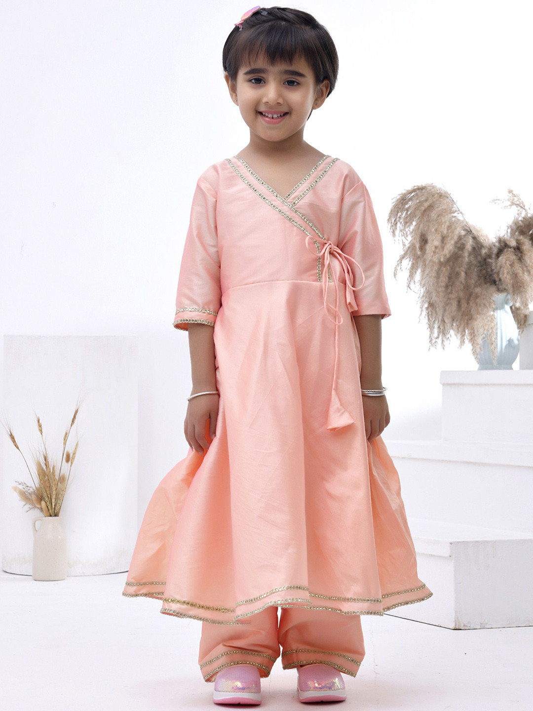 Bannhi by Priyanka Rathore  Girls Regular Kurta with Palazzos