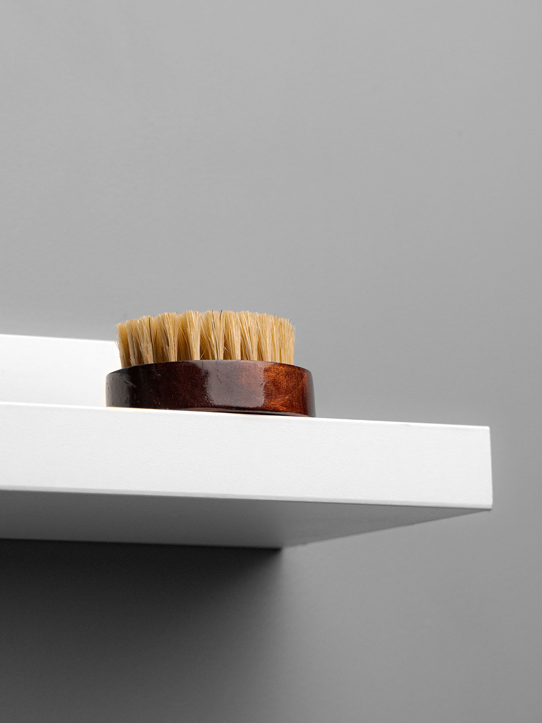 RUBAB MEN 100% Natural Bristles Beard Brush - Brown