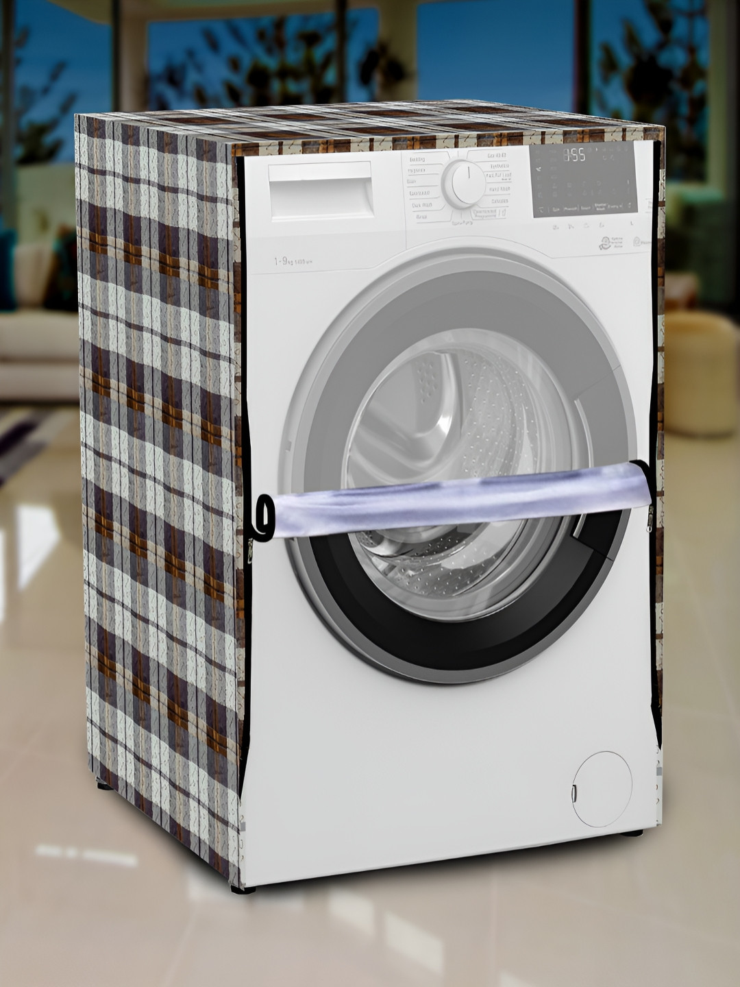 KANUSHI INDUSTRIES  Trasparent Front Load Washing Machine Cover