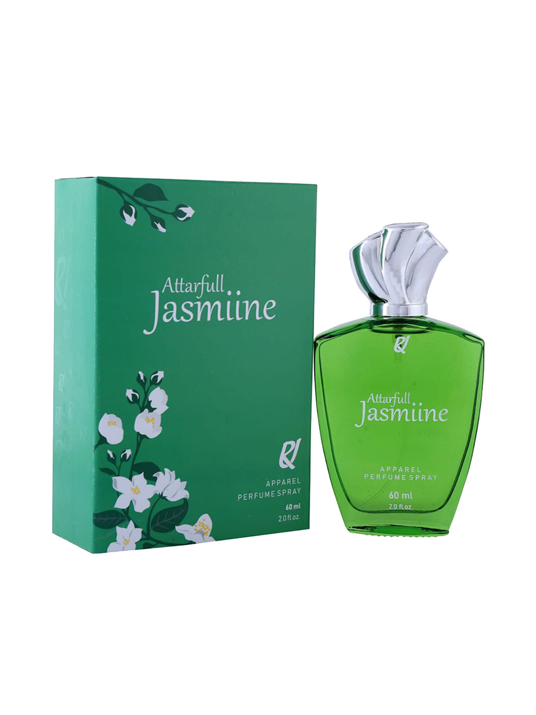 RU Set Of 2 Attarfull Jasmine & Black OUD Long Lasting Apparel Perfume Spray - 60 ml Each