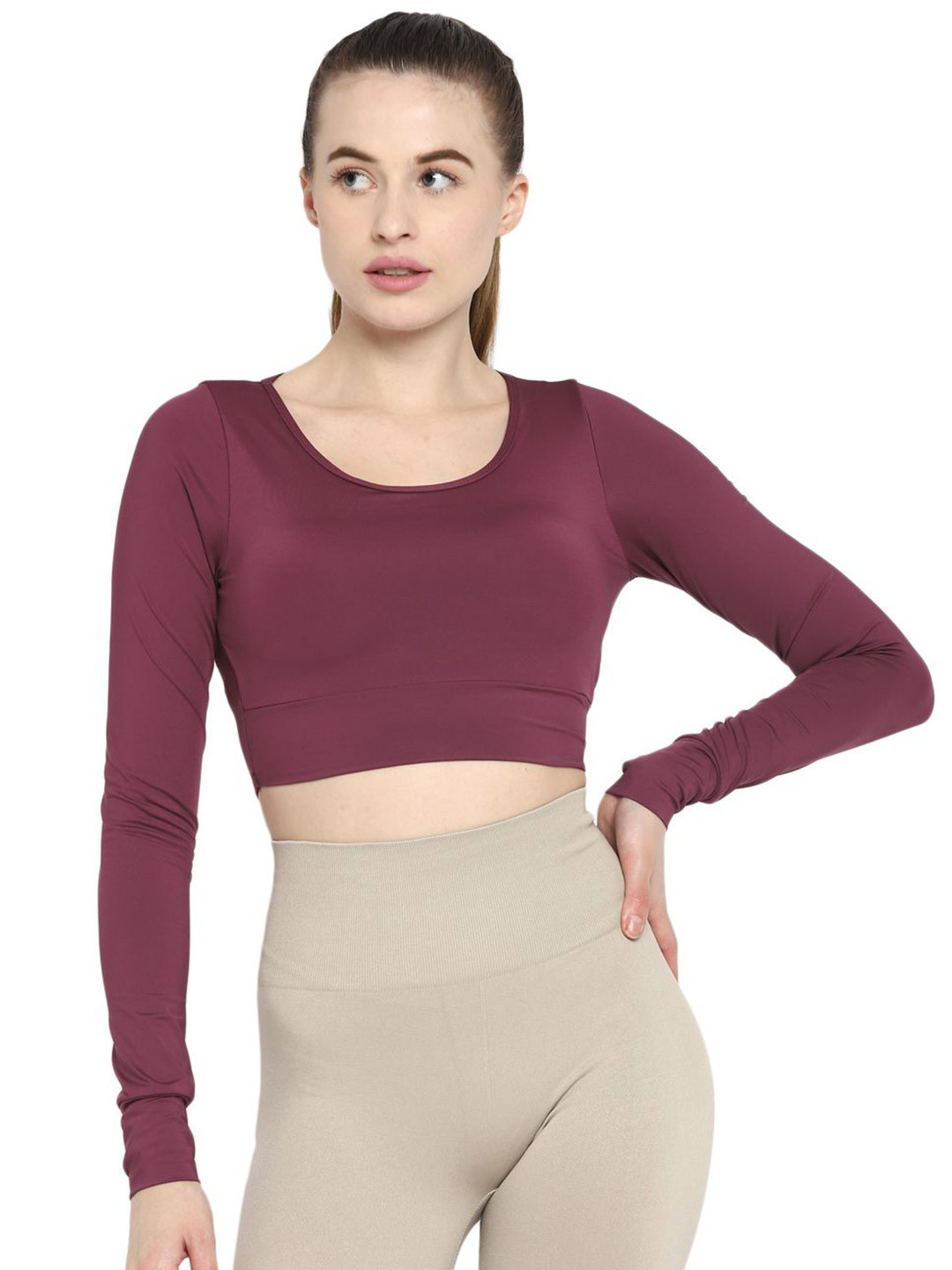 Shakti Warrior Fitted Crop Top