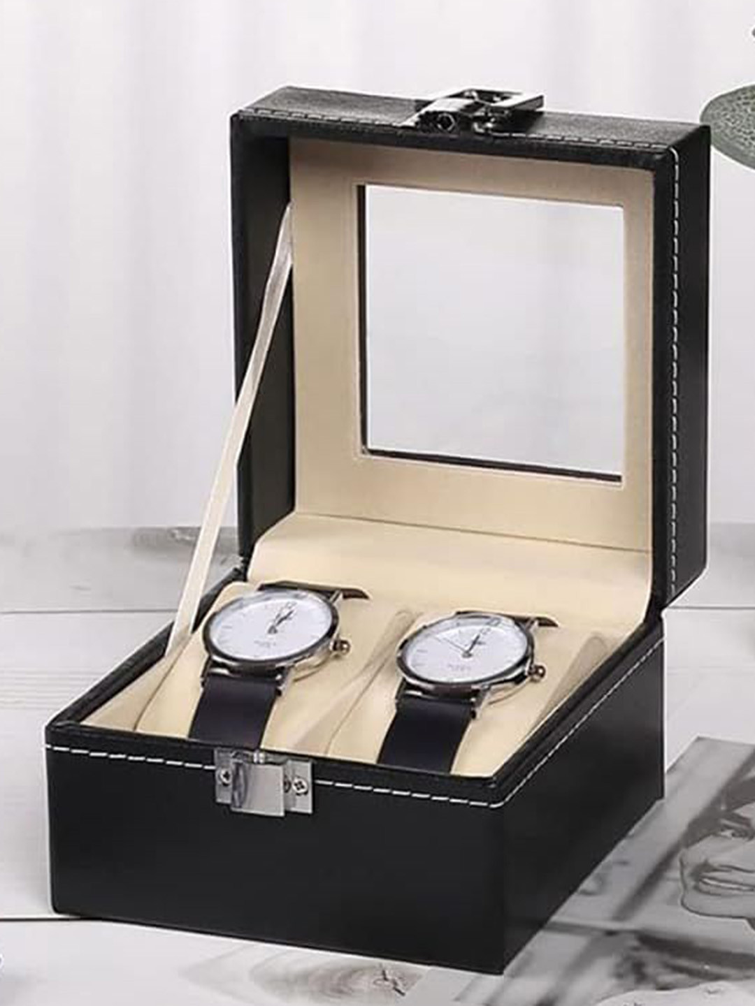 Panchhi Store 2 Slots Watch Organiser Box