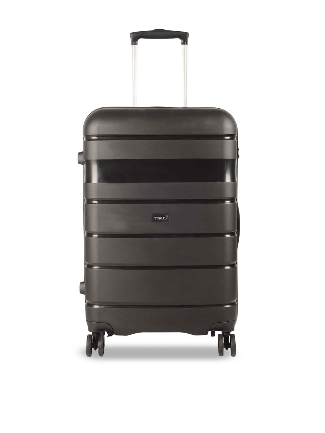 Timus Hard Luggage Textured Hard-Sided Large Trolley Bag