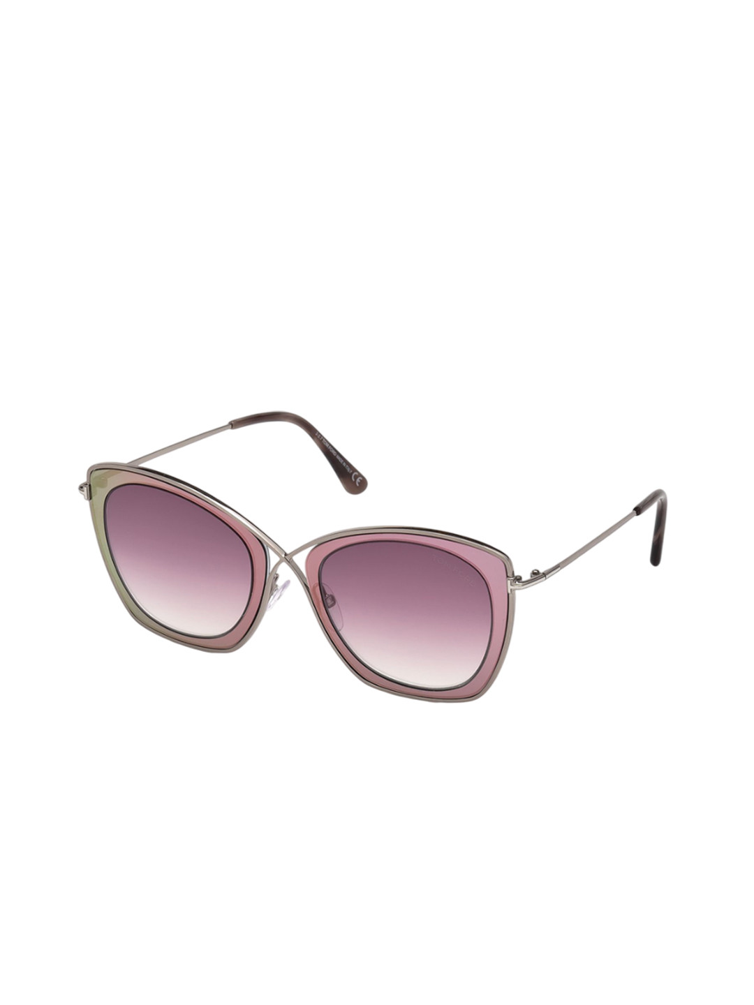 Tom Ford Women Butterfly Sunglasses with UV Protected Lens FT0605 53 77T