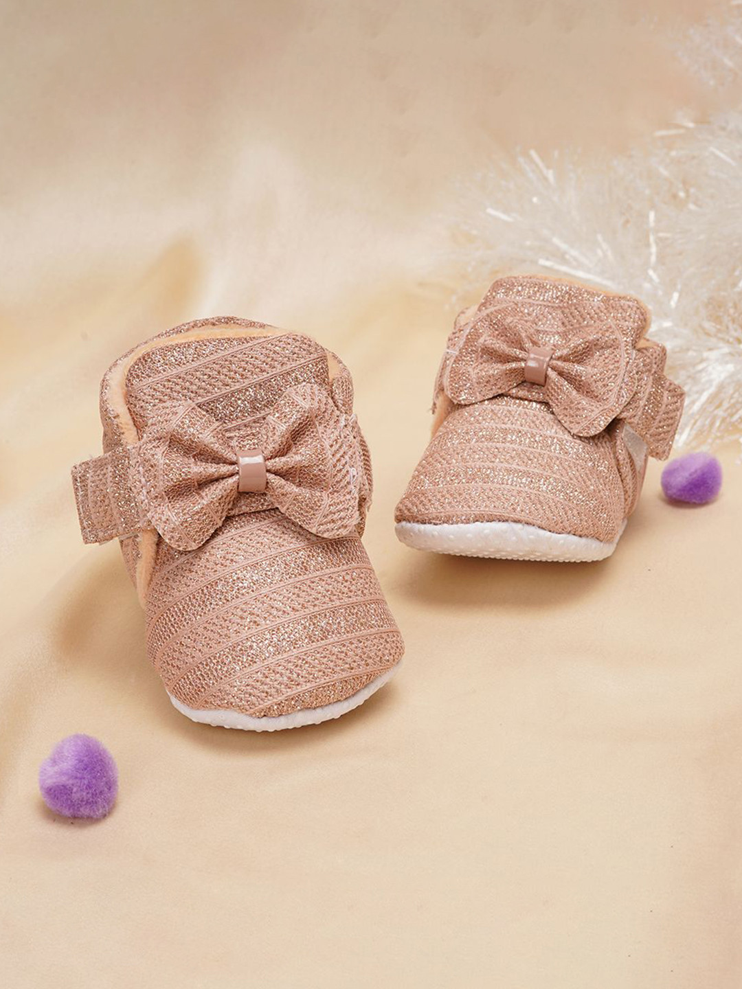 NESKA MODA Girl Cotton Booties