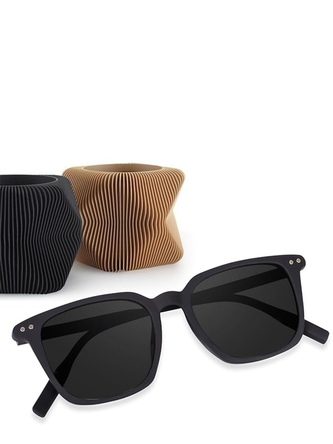 SPADEACES Unisex Square Sunglasses with UV400 Protected Lens SP 20201 Casual