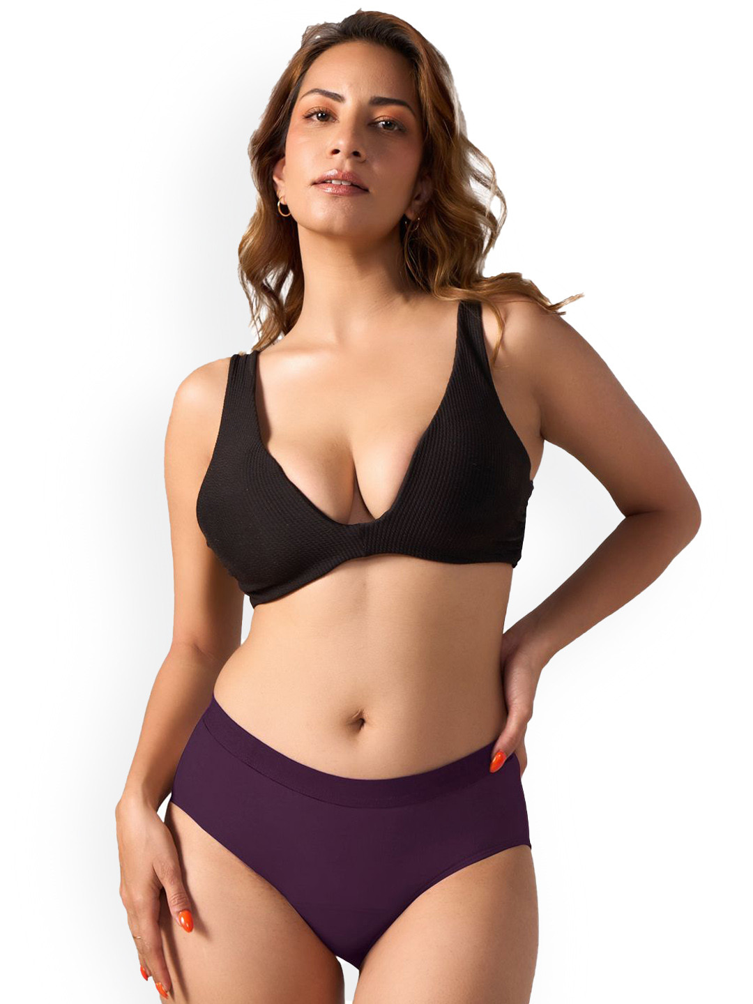 Mahina Women Cotton Mid-Rise Period Briefs