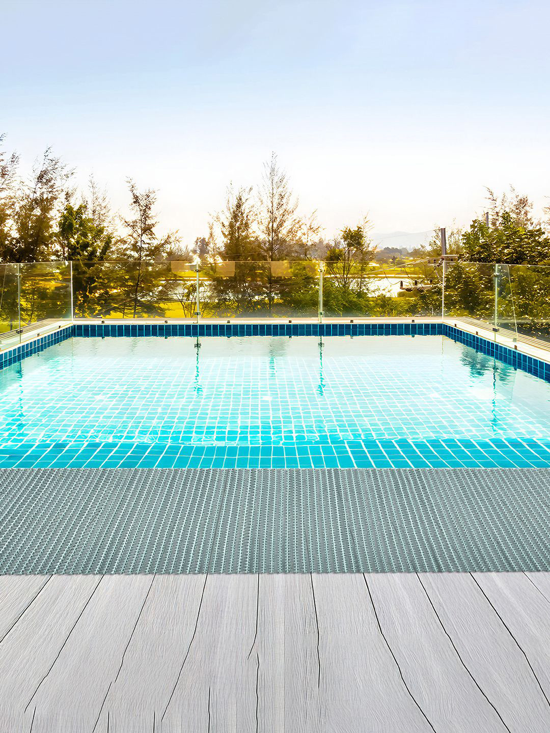 Kuber Industries Grey 110 GSM Multipurpose Bath Rugs