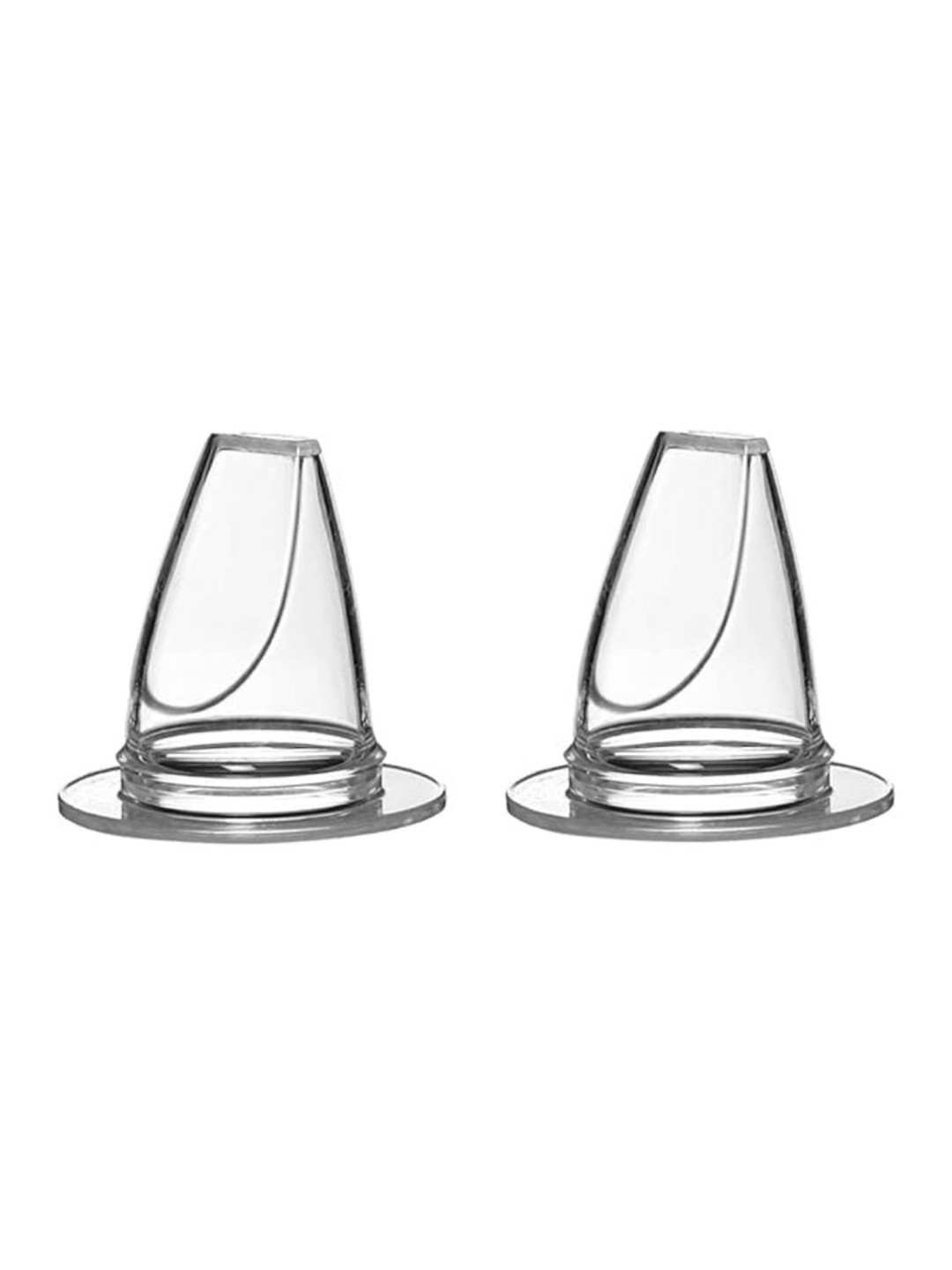 Adore 2Pc Transparent Regular Neck Soft Silicone Spout