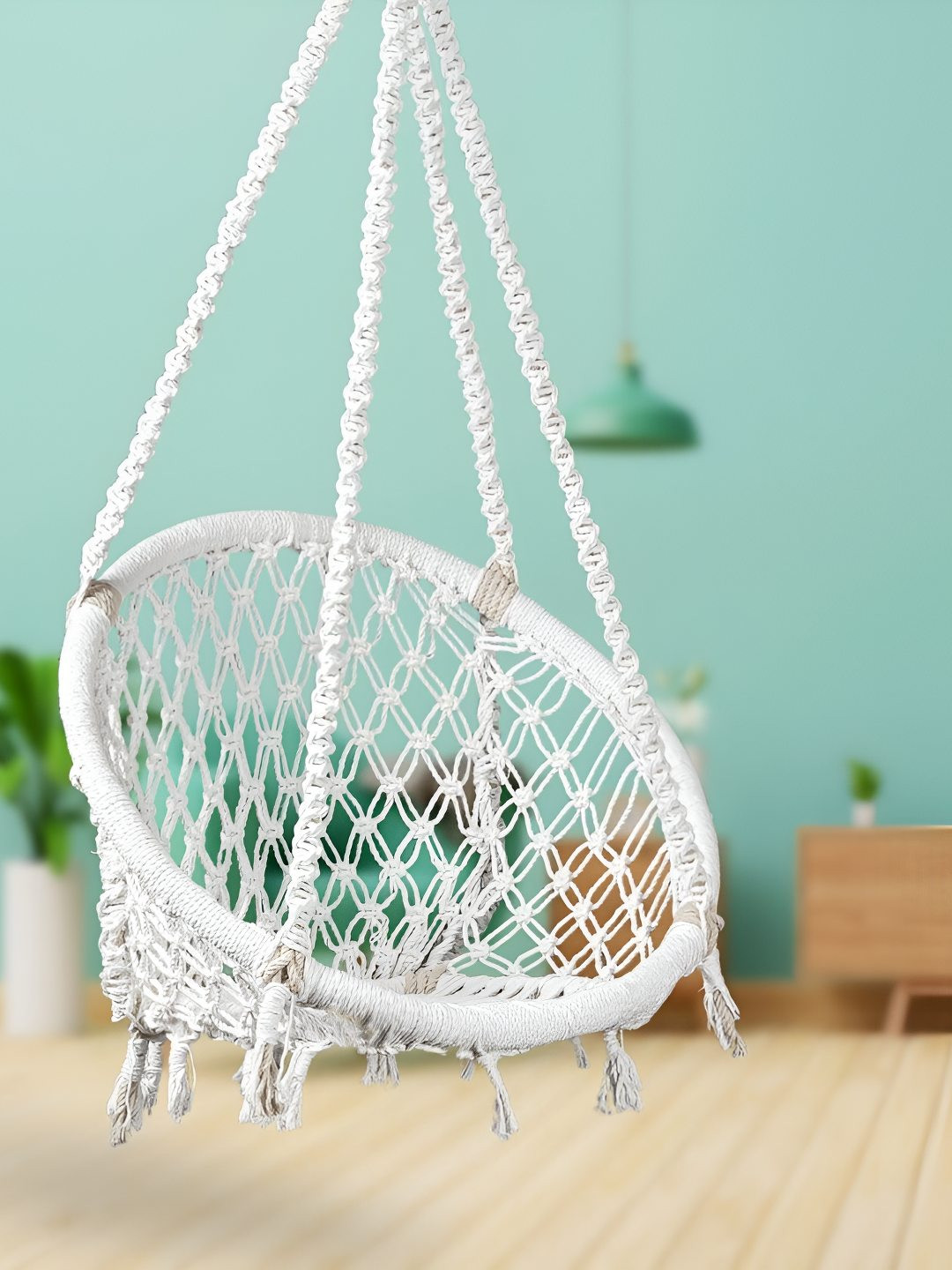 Swingzy White Hammock Hanging Swing