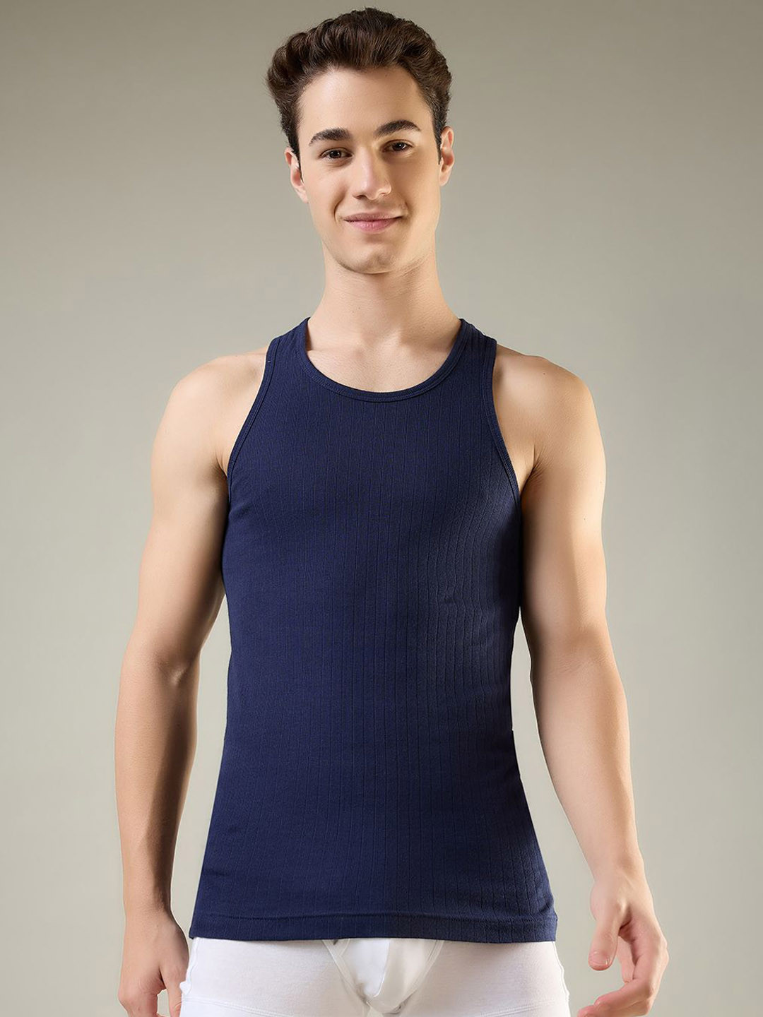 Park Avenue Combed Cotton Basic Vests PZVX00120-B887F080