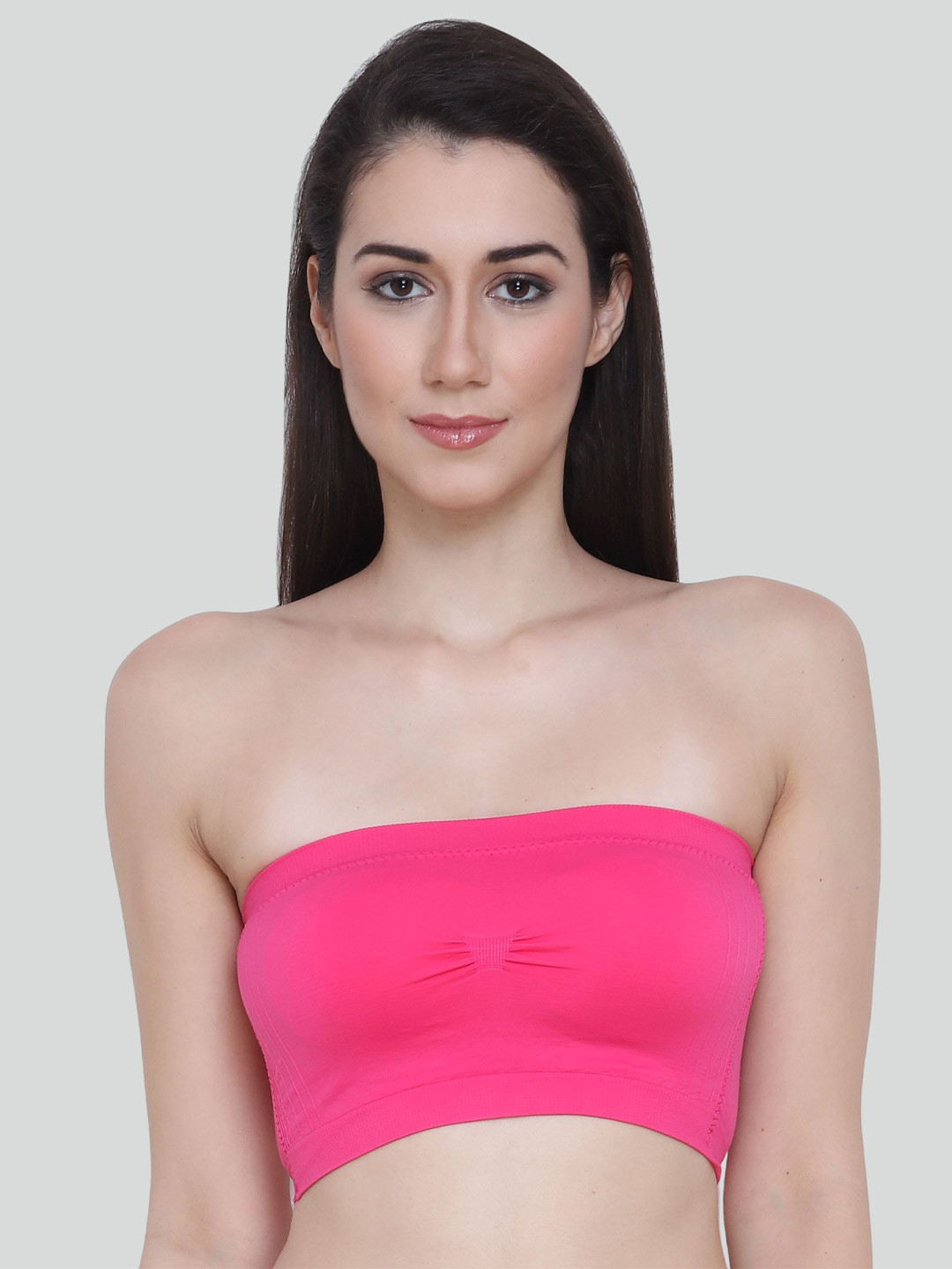 Glamoras Padded Bandeau Medium Coverage Bandeau Bra