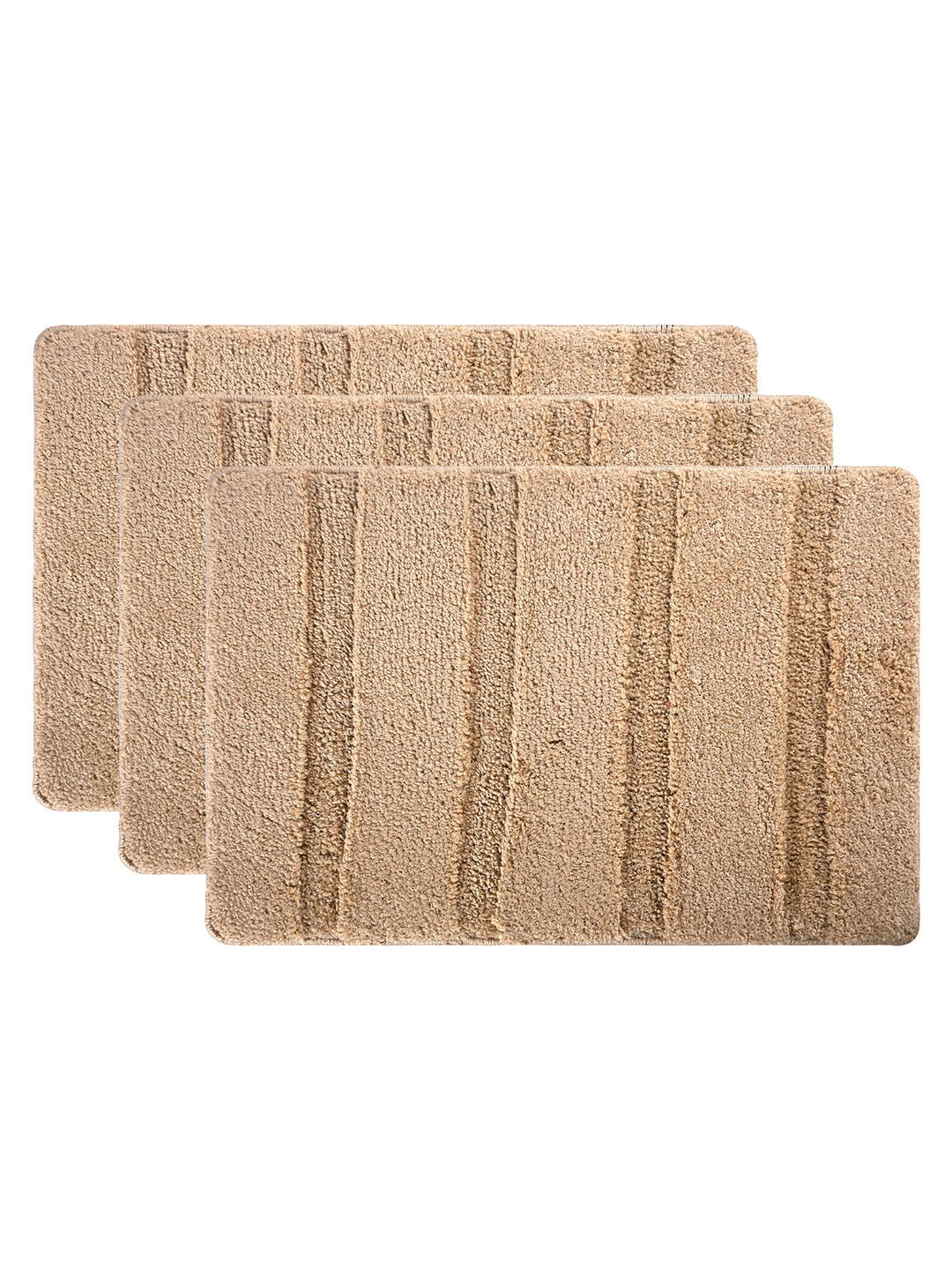 Kuber Industries 3 Pieces Anti Skid Mat For Bathroom