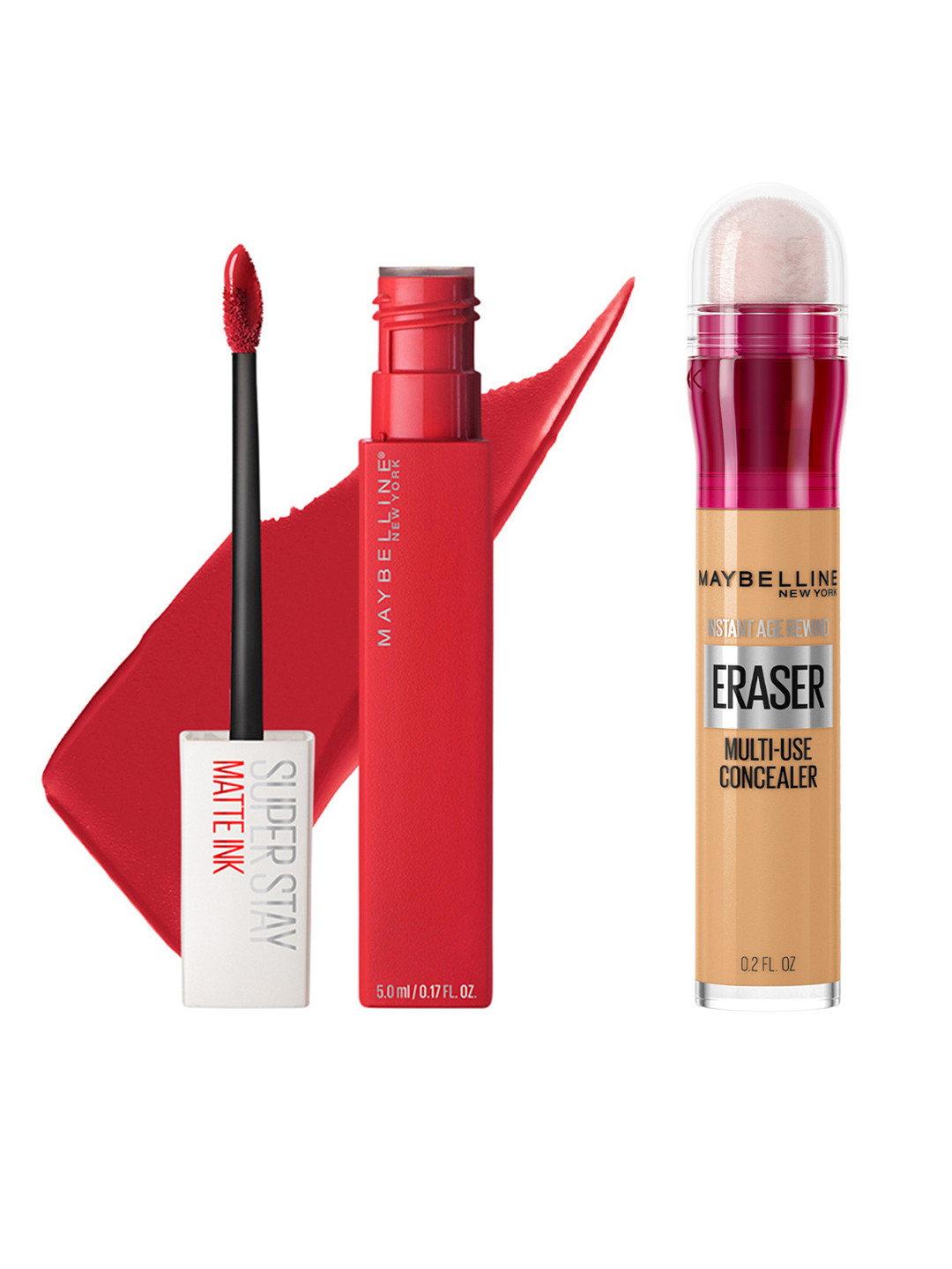 Maybelline Set Of Liquid Lipstick & Multi-Use Concealer